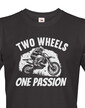 Pánské tričko Two wheels one passion
