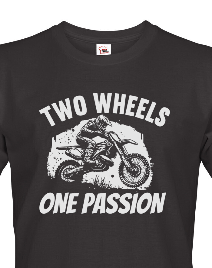 Pánské tričko Two wheels one passion