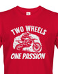 Pánské tričko Two wheels one passion