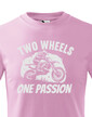 Detské tričko Two wheels one passion