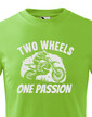 Detské tričko Two wheels one passion