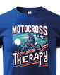 Detské tričko Motocross is my therapy