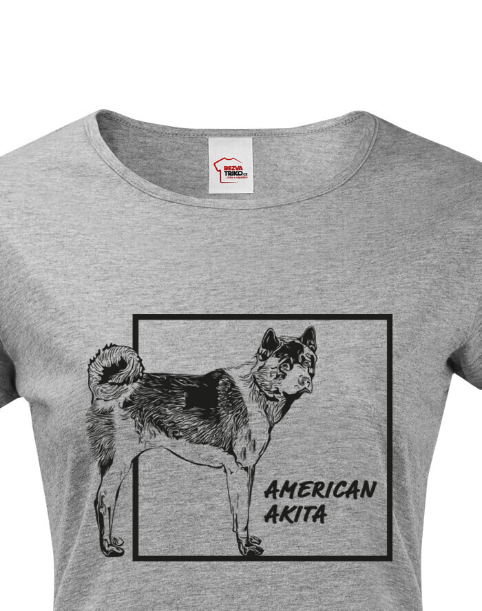 Dámské tričko American Akita