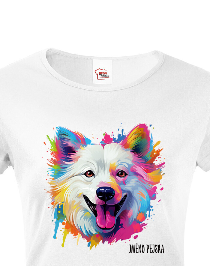 Dámské tričko Americký eskimácky pes