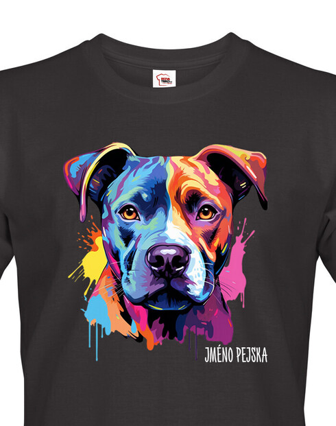 Pánské tričko Americký stafordšírsky teriér