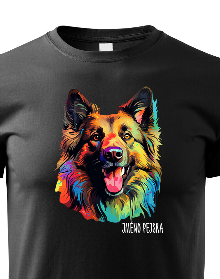 Detské tričko Belgický ovčiak Tervuren