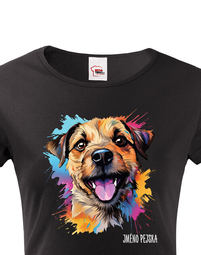 Dámské tričko Borderský teriér