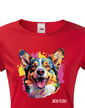 Dámské tričko Welsh Corgi Cardigan