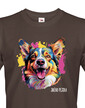 Pánské tričko Welsh Corgi Cardigan