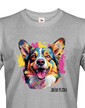 Pánské tričko Welsh Corgi Cardigan