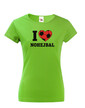 Dámské tričko I love nohejbal