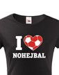 Dámské tričko I love nohejbal