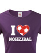 Dámské tričko I love nohejbal