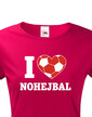 Dámské tričko I love nohejbal