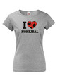 Dámské tričko I love nohejbal
