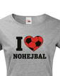 Dámské tričko I love nohejbal