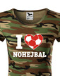 Dámské tričko I love nohejbal