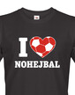 Pánské tričko I love nohejbal