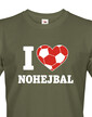 Pánské tričko I love nohejbal