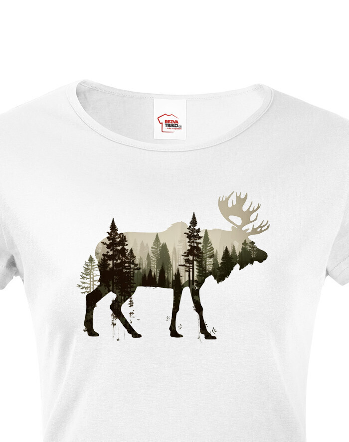 Dámské tričko Jeleň