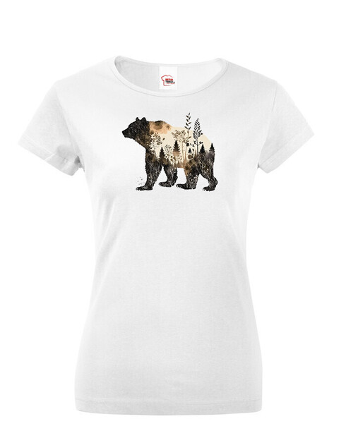 Dámské tričko Medveď