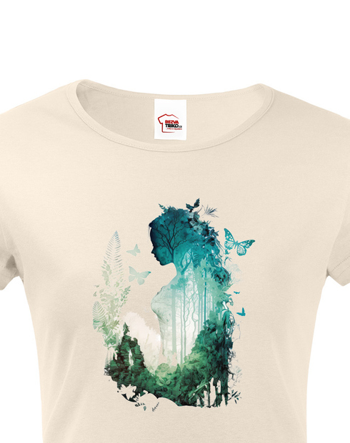 Dámské tričko Lesná víla