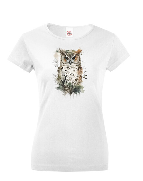 Dámské tričko Sova
