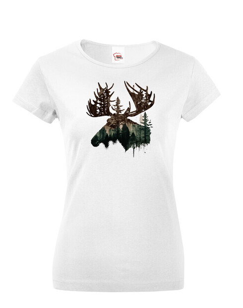 Dámské tričko Jeleň