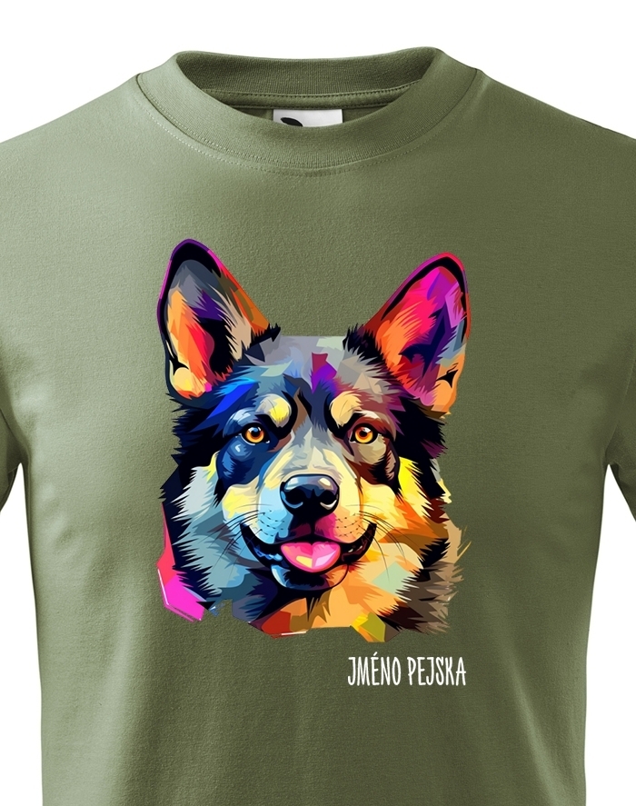 Detské tričko Nórsky elkhound