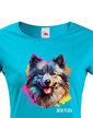 Dámské tričko Nemecký špic vlčí
