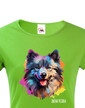 Dámské tričko Nemecký špic vlčí