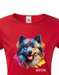 Dámské tričko Nemecký špic vlčí