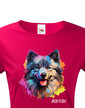 Dámské tričko Nemecký špic vlčí