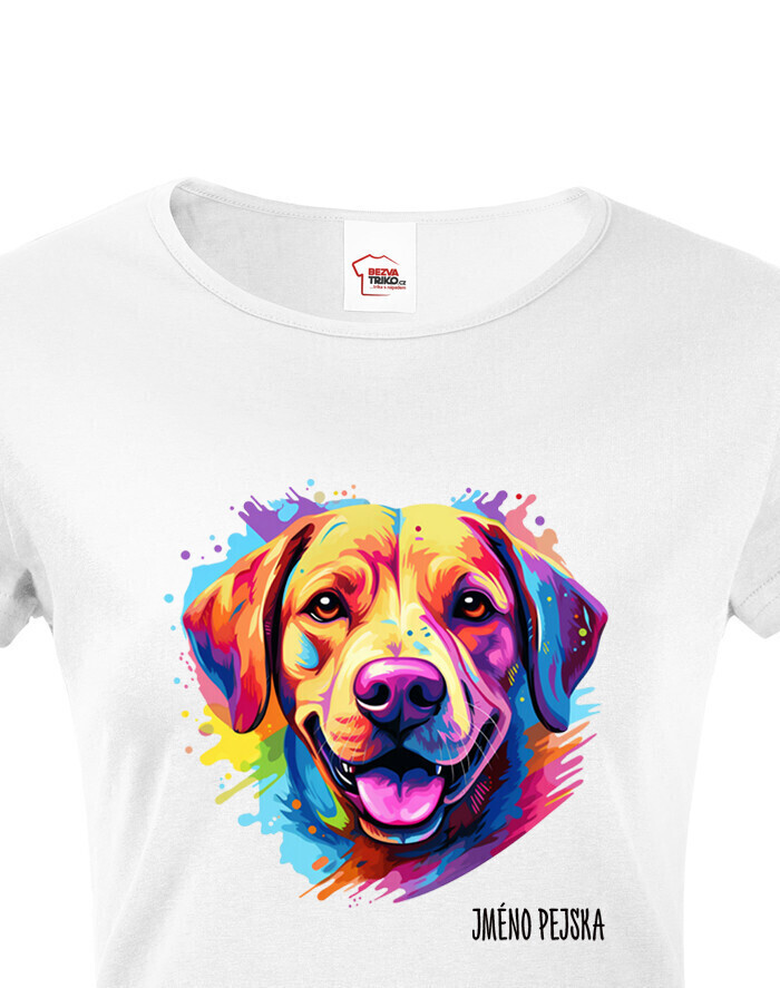 Dámské tričko Labradorský retríver