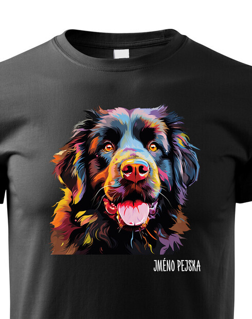 Detské tričko Novofundlandský pes