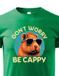 Detské tričko Don't worry be capy