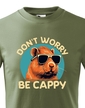 Detské tričko Don't worry be capy