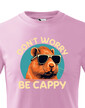 Detské tričko Don't worry be capy