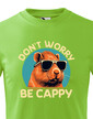 Detské tričko Don't worry be capy