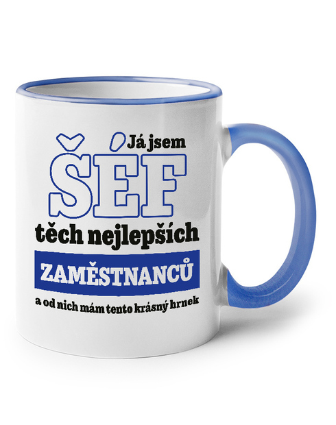 Vtipný keramický hrnček Ja som šéf