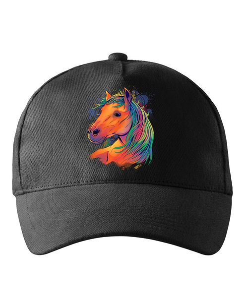 Unisex kšiltovka Farebný kôň
