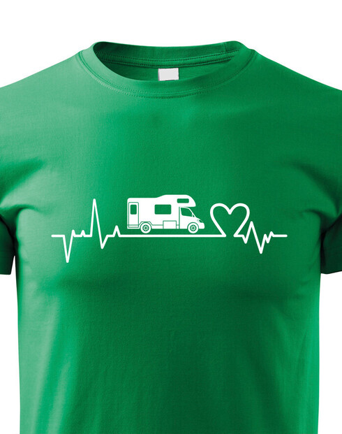 Detské tričko Ekg Obytný voz
