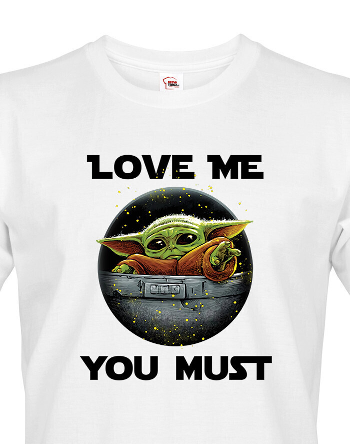 Pánské tričko Baby Yoda