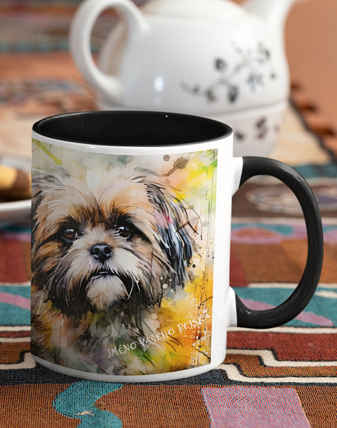 Keramický hrnek Shih-tzu