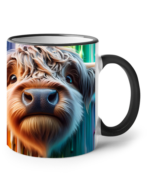 Keramický hrnek s horskou kravičkou