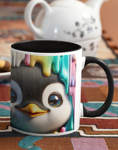 Keramický hrnek s tučňáčkem