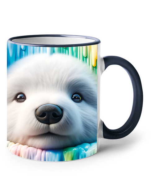 Keramický hrnek s ledním medvídkem