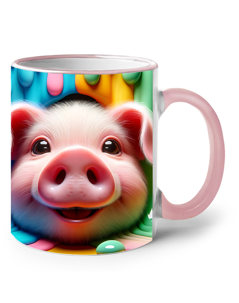 Keramický hrnek s prasátkem