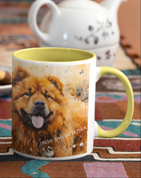 Keramický hrnek Čau-čau