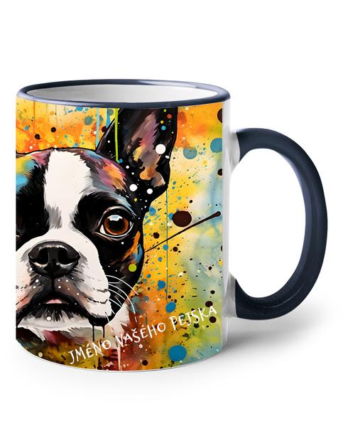 Keramický hrnek Bostonský teriér